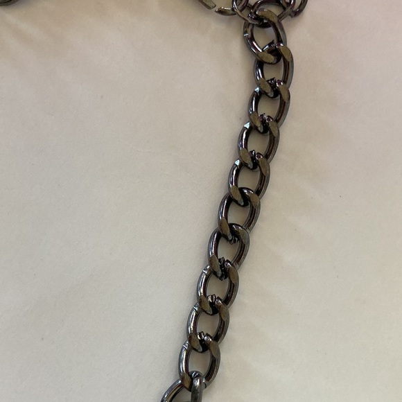 Purple Beaded Statement Necklace - Picture 6 of 10